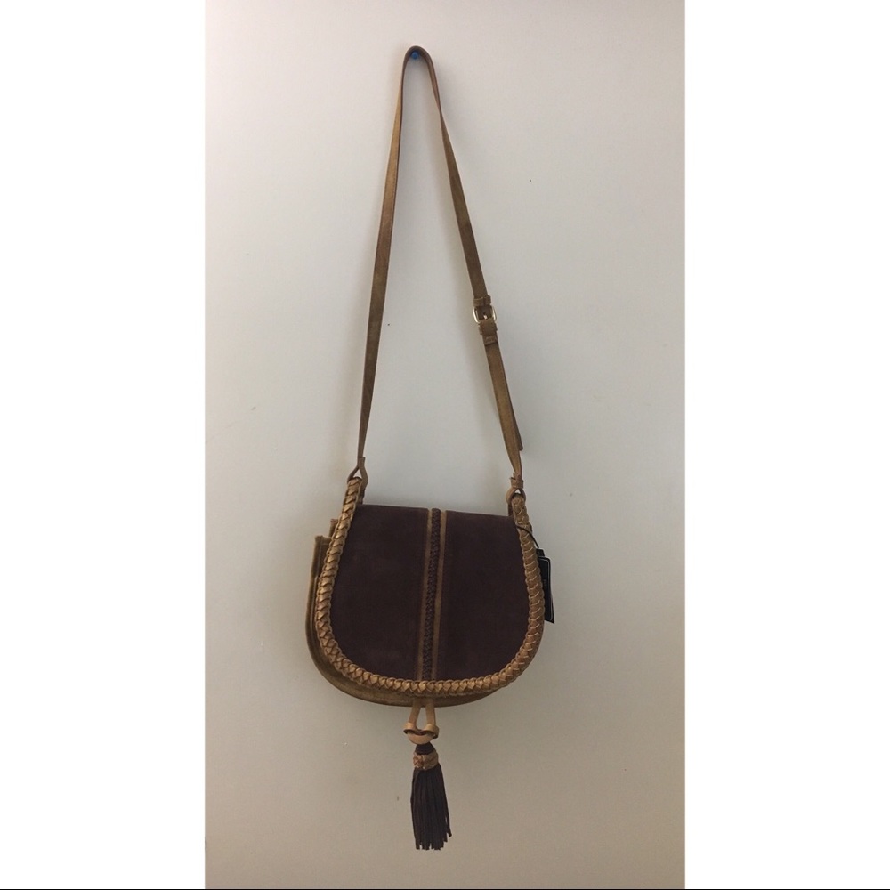 Tan crossbody bag